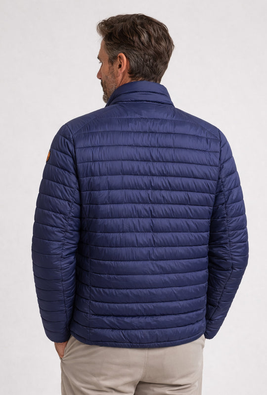 Piumino uomo Navy Sail Navigare 80 grammi senza cappuccio - BLU