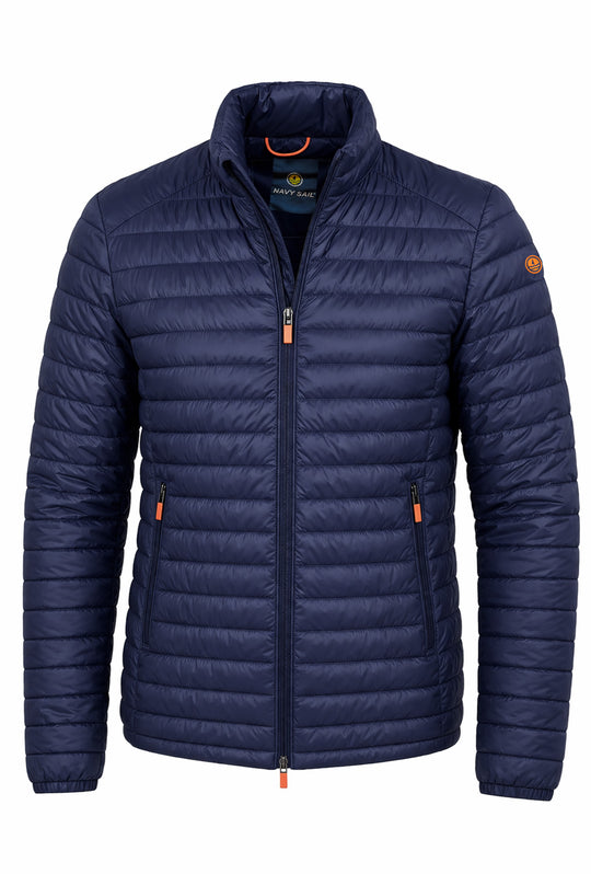 Piumino uomo Navy Sail Navigare 80 grammi senza cappuccio - BLU