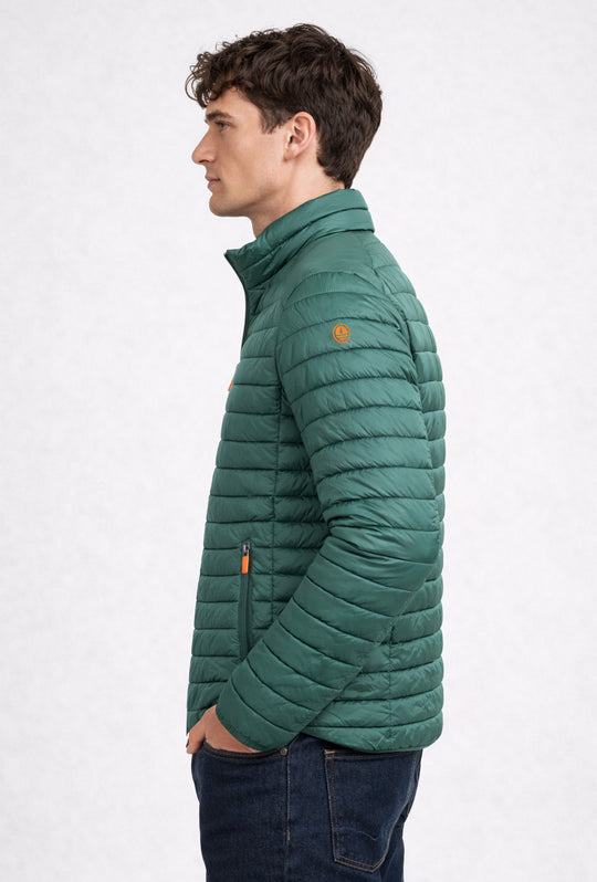 Piumino uomo Navy Sail Navigare 80 grammi senza cappuccio - VERDE