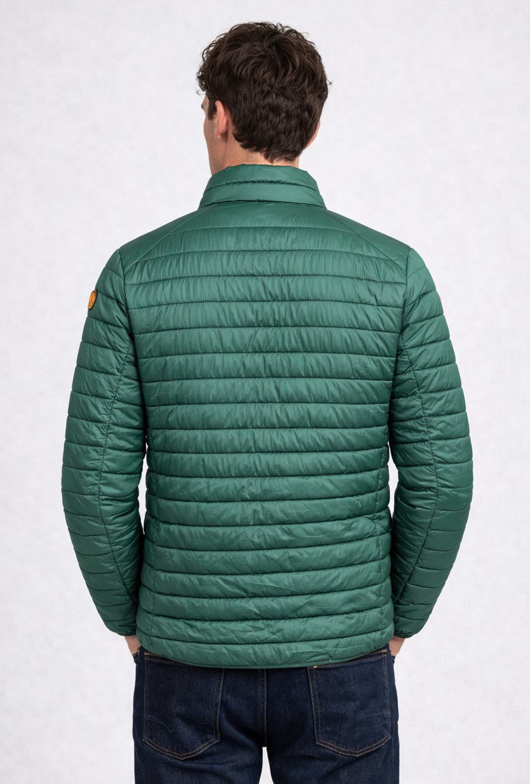 Piumino uomo Navy Sail Navigare 80 grammi senza cappuccio - VERDE