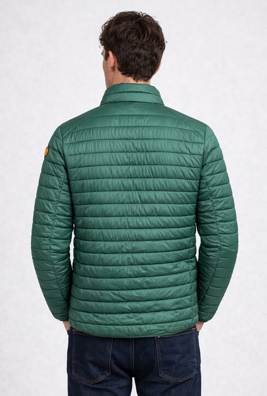 Piumino uomo Navy Sail Navigare 80 grammi senza cappuccio - VERDE