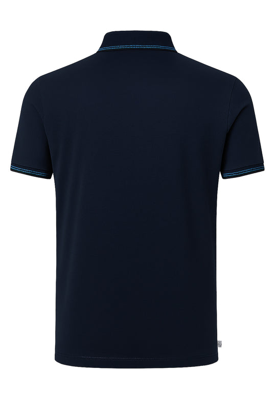 Polo Uomo in cotone Jersey Regular fit - BLU