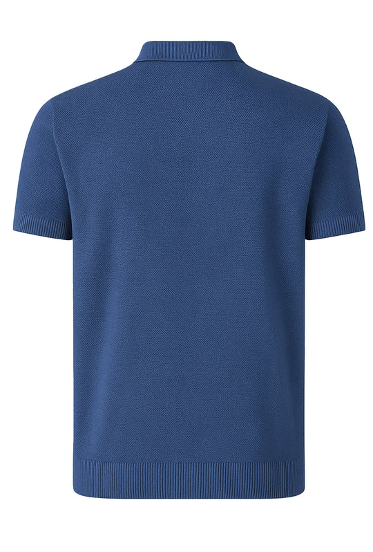 Polo Uomo in Filo Cotone trama lavorata Made in Italy Dresserd - AVIO