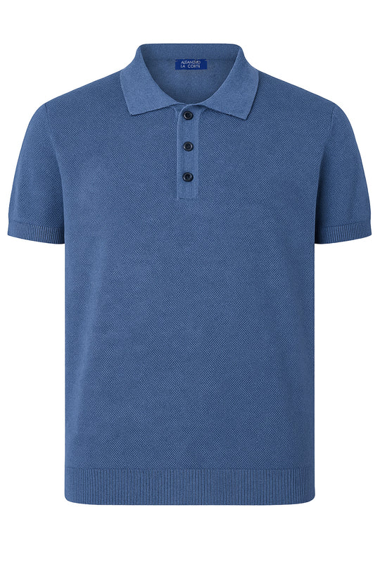 Polo Uomo in Filo Cotone trama lavorata Made in Italy Dresserd - AVIO