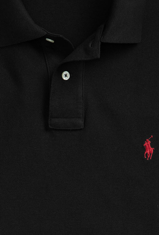 Polo Ralph Lauren Iconic Mesh uomo cotone piqué colorato - NERO