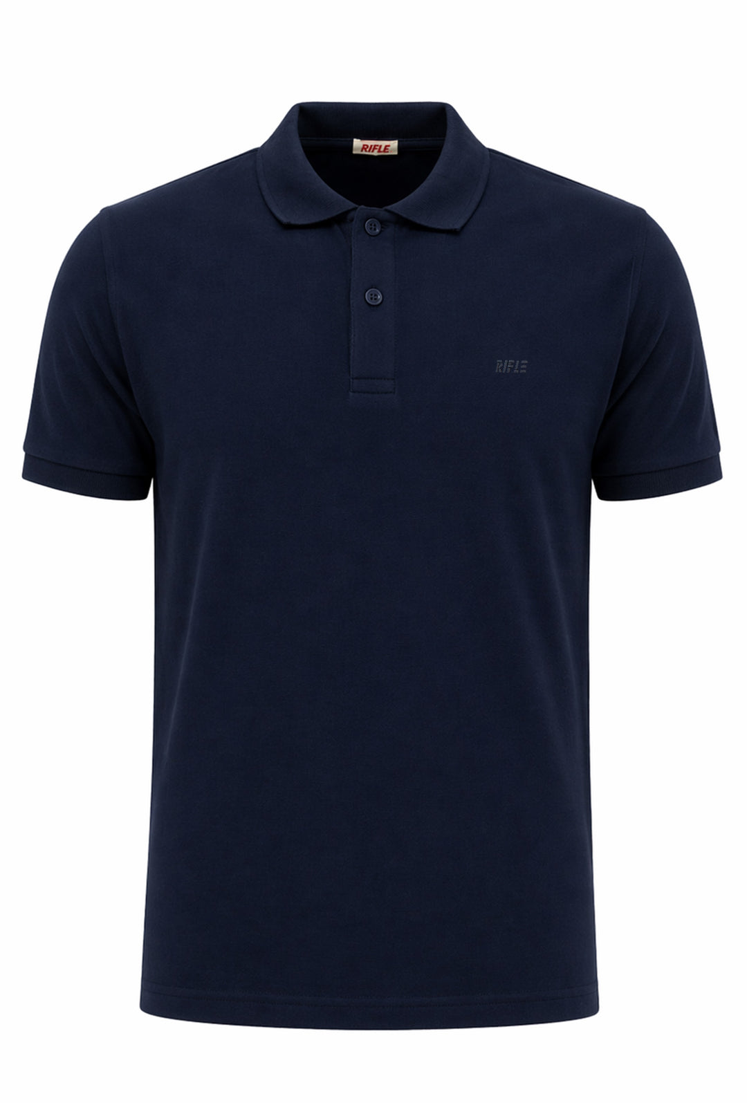 Polo uomo Rifle in 100% cotone piquet - BLU