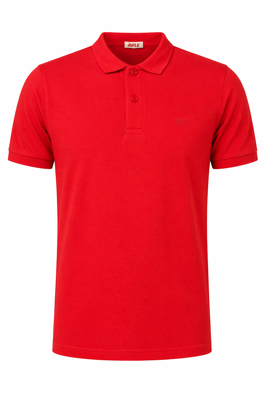 Polo uomo Rifle in 100% cotone piquet - ROSSO