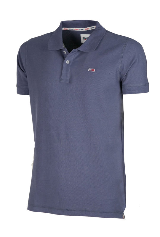 Polo Uomo Tommy Hilfiger TJM CLASSIC SOLID POLO TWILIGHT NAVY Dresserd - PETROLIO