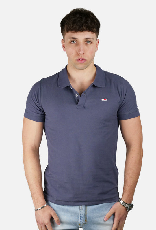 Polo Uomo Tommy Hilfiger TJM CLASSIC SOLID POLO TWILIGHT NAVY Dresserd - PETROLIO