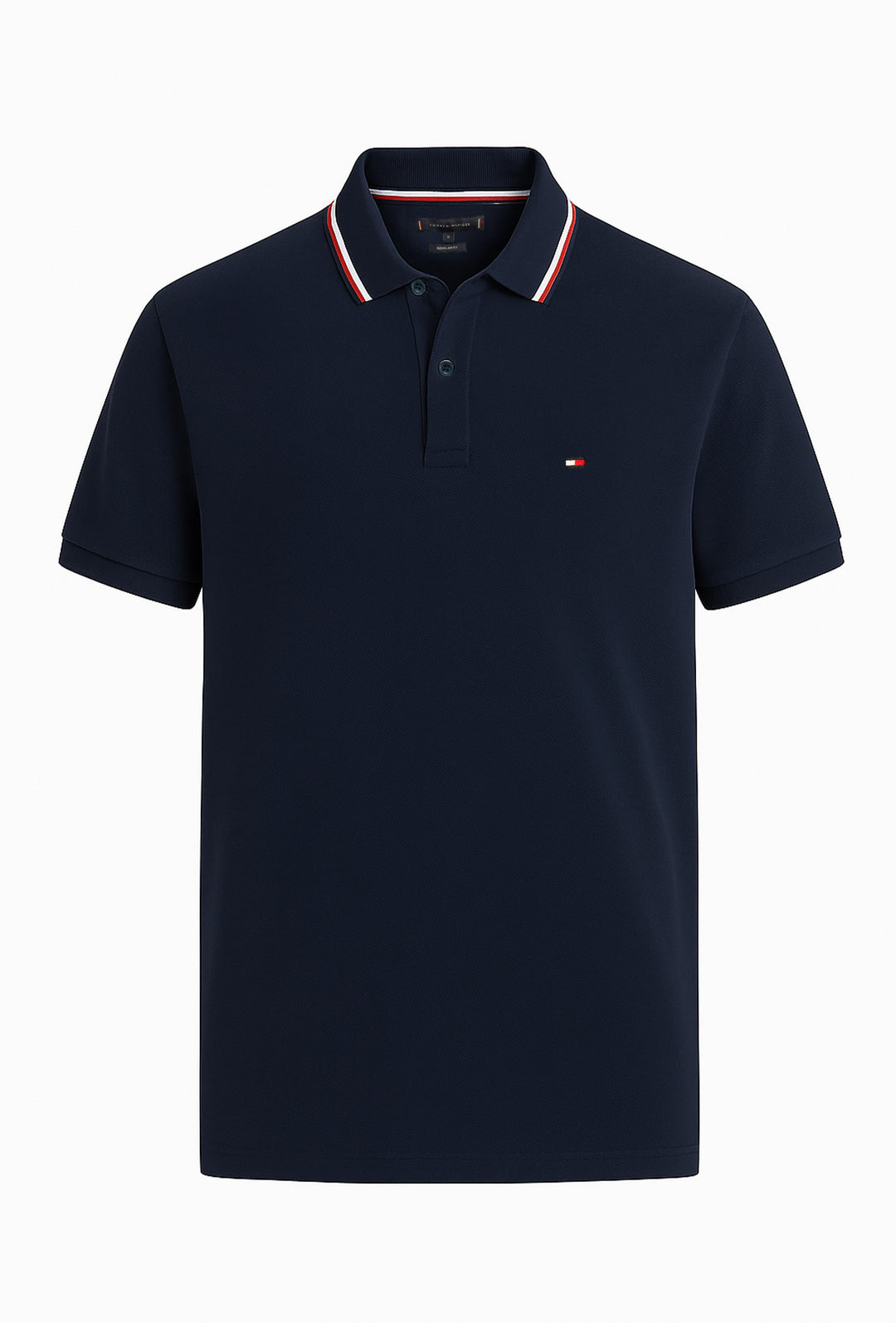 Polo Uomo TOMMY HILFIGER mezza manica colletto con righini a