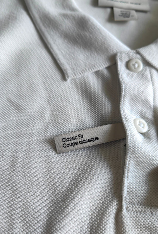 Polo Uomo Calvin Klein in Cotone 100% – Bianco