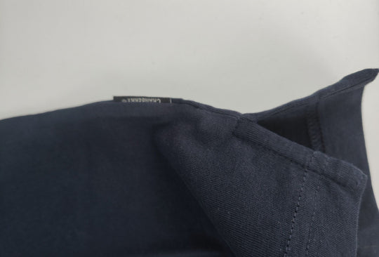 Polo Uomo Cranberry cotone Jersey semi slim con righe a contrasto - BLU NOTTE