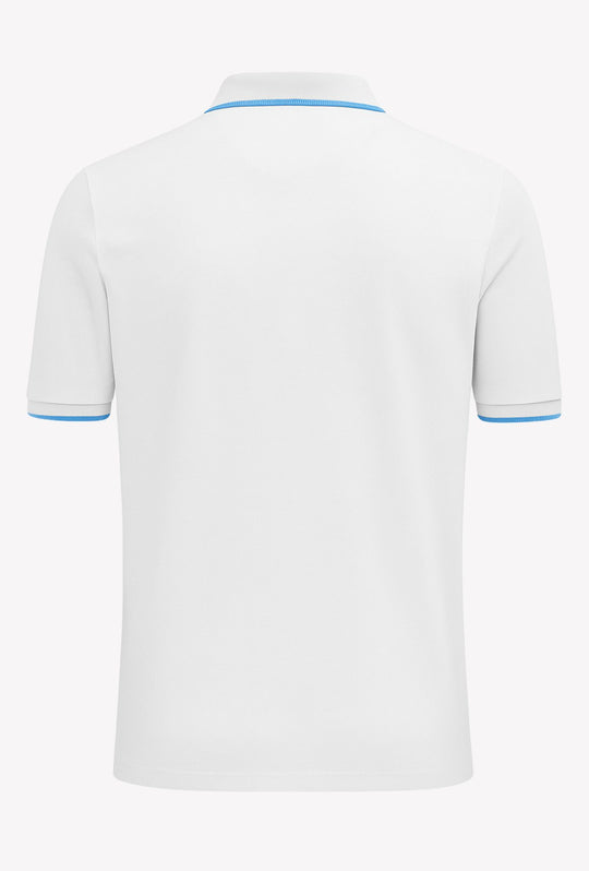 Polo Uomo 4US Paciotti manica corta in cotone Piquet - BIANCO