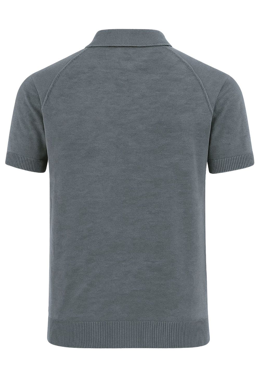 Polo uomo in filo 100% Cotone semi slim fit - GRIGIO