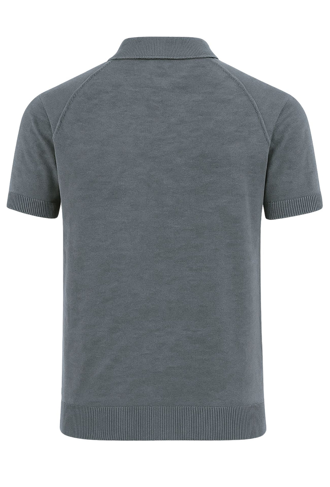 Polo uomo in filo 100% Cotone semi slim fit - GRIGIO