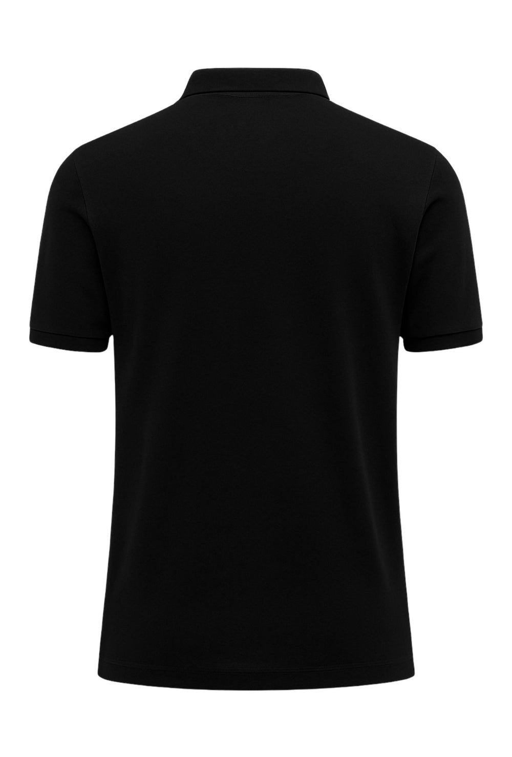 Polo Uomo 4US Paciotti manica corta in cotone Piquet tinta unita - NERO