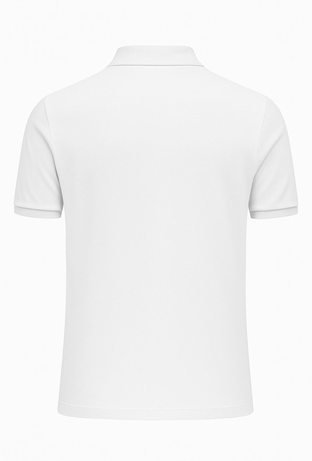 Polo Uomo 4US Paciotti manica corta in cotone Piquet tinta unita - BIANCO