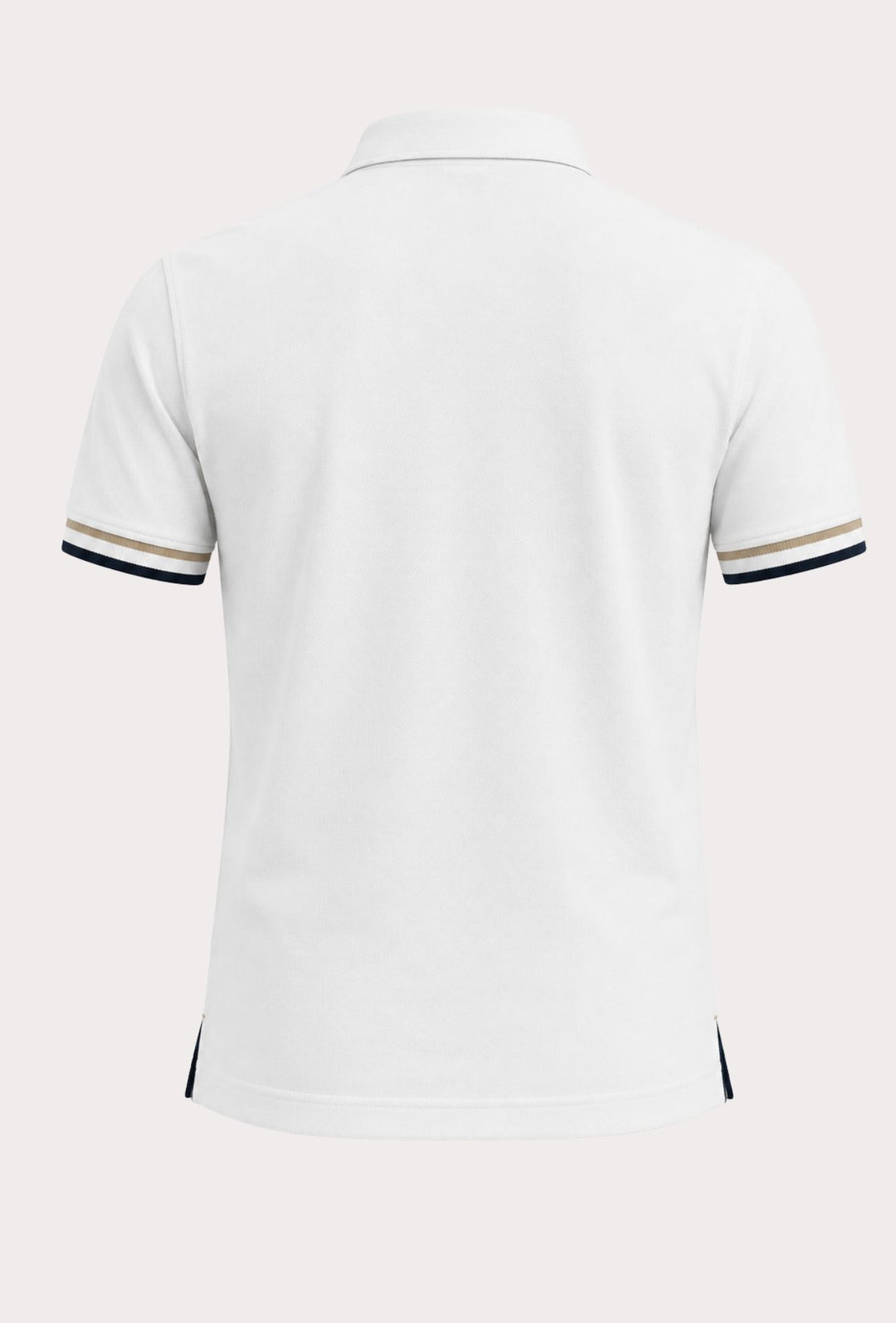 Polo Uomo P-CLUB cotone piquet logo stampato lato cuore- BIANCO