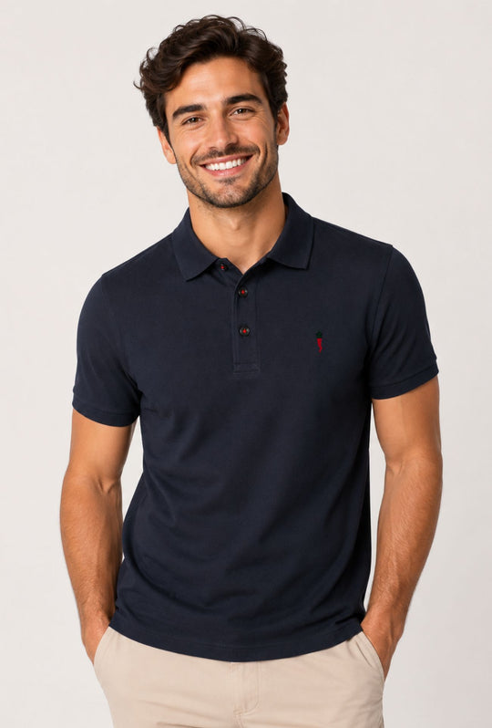 Polo Uomo Manica Corta CIRCOLO VELA POSILLIPO - BLU SCURO