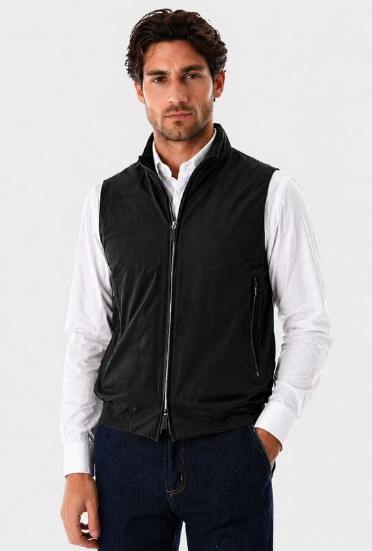 Smanicato uomo NO STIRO slim fit dresserd - NERO