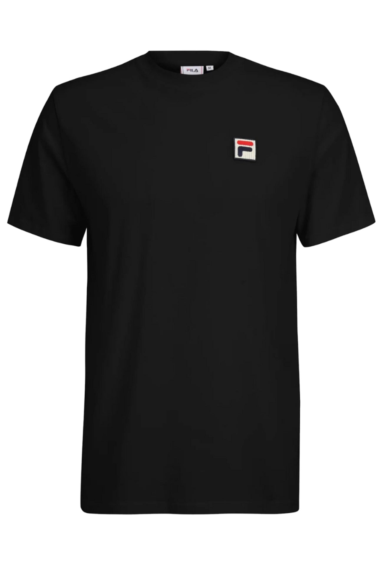 T Shirt Uomo FILA modello basic con logo lato cuore NERO