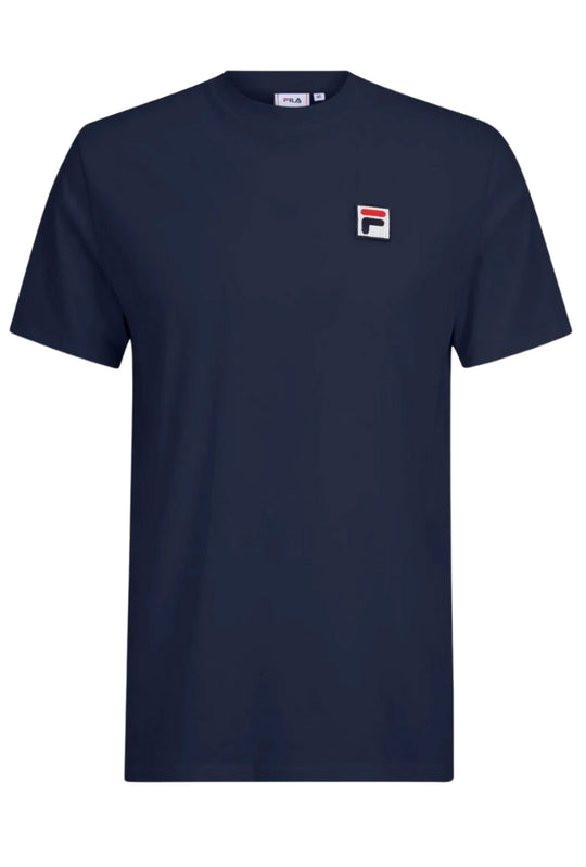 T-Shirt Uomo FILA modello basic con logo lato cuore - BLU