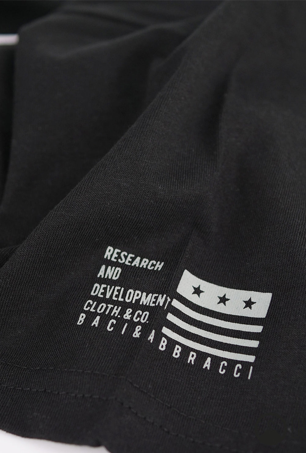 T-Shirt Uomo Baci & Abbracci Maglietta Serafino in cotone Regular Fit Maglie Dresserd - NERO