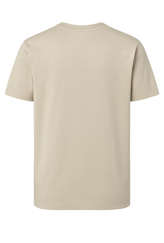 T-Shirt uomo CALVIN KLEIN slim fit con grafica grande sul petto - BEIGE