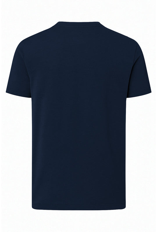 T-Shirt Uomo CALVIN KLEIN logo gommato cucito - BLU