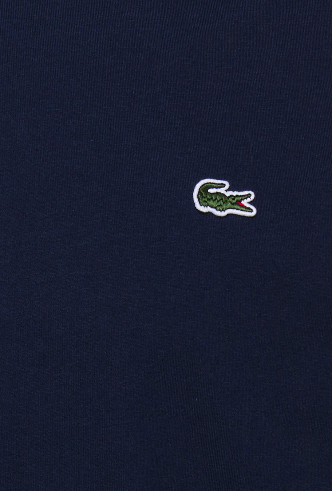 T-Shirt Uomo LaCoste Maglietta Tinta Unita in cotone Logo piccolo - BLU