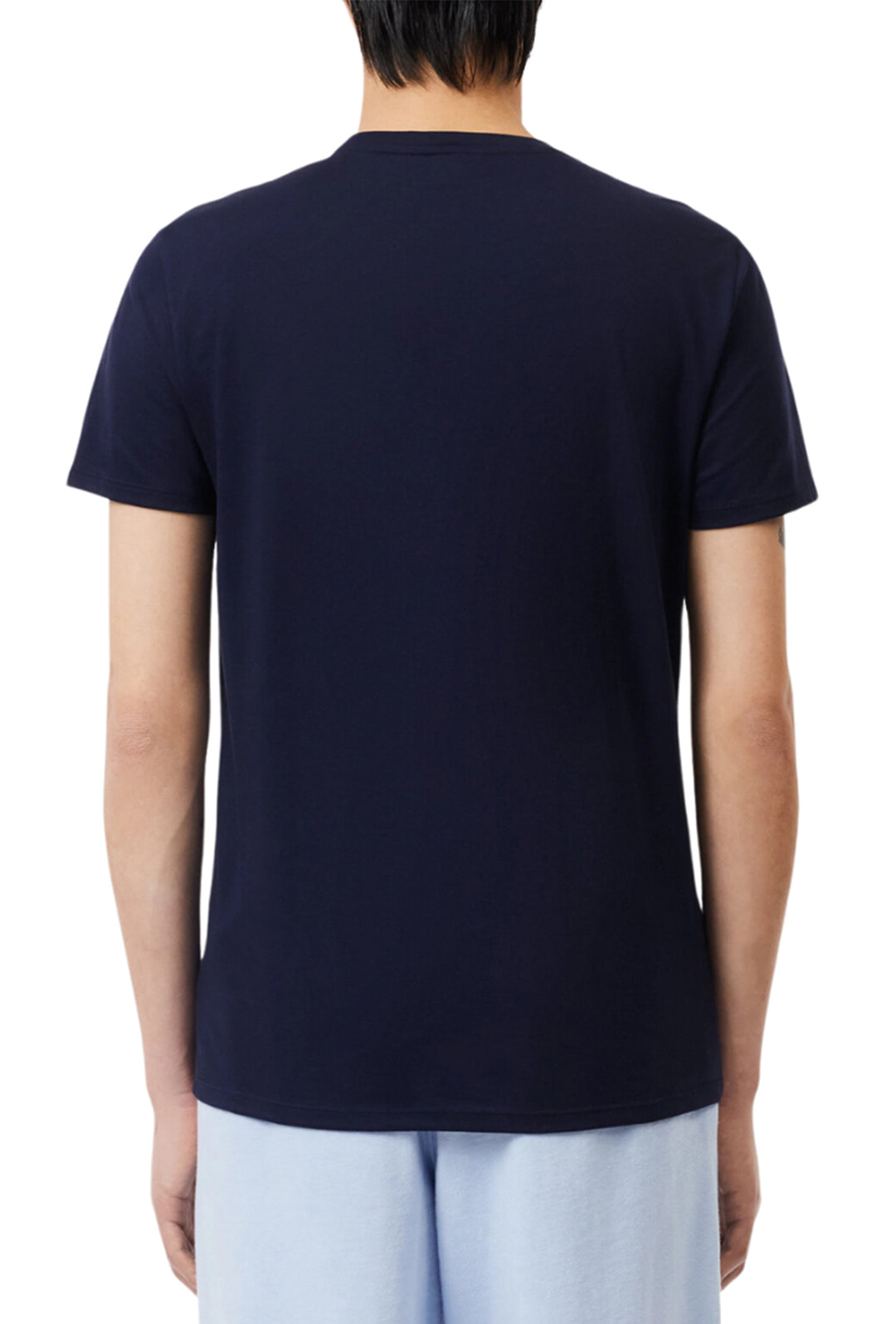 T-Shirt Uomo LACOSTE girocollo cotone jersey - BLU