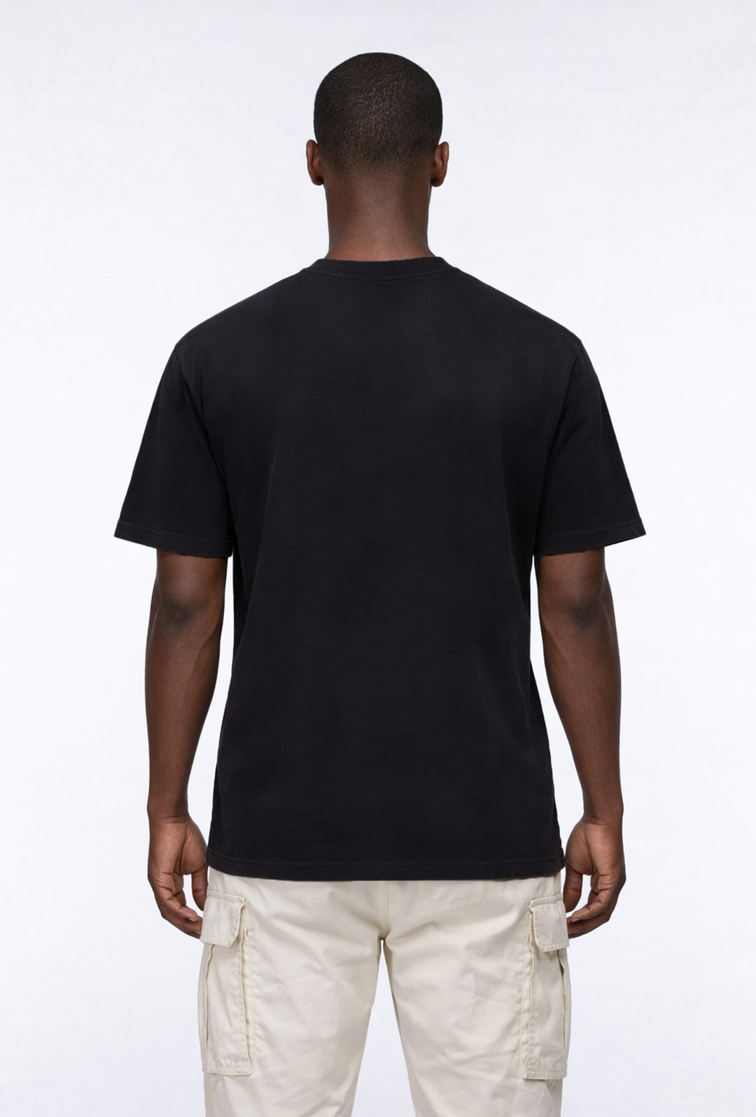 T-shirt uomo Napapijri Small Box Relaxed Fit in Cotone - NERO