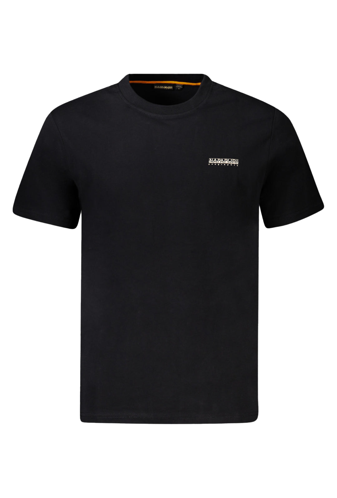 T-shirt uomo Napapijri Small Box Relaxed Fit in Cotone - NERO