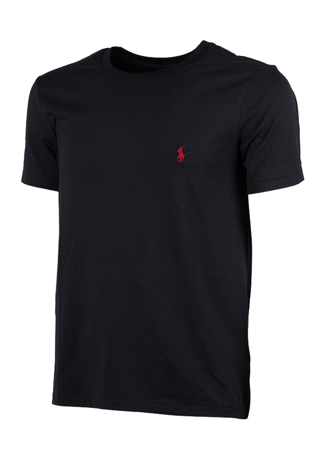 T-shirt Uomo RALPH LAUREN basic logo piccolo - NERO