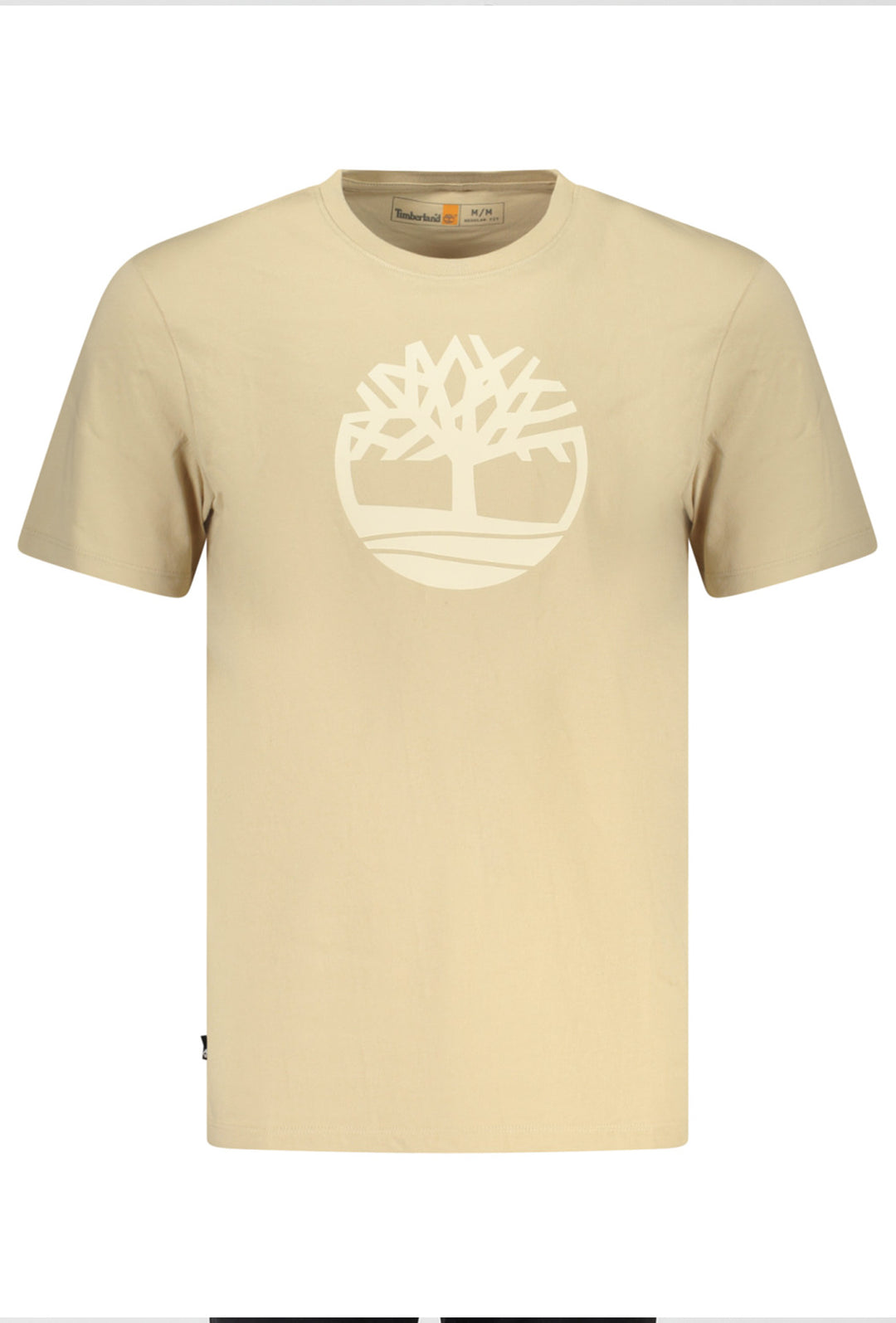 T-shirt uomo Timberland con logo stampato sul petto - BEIGE