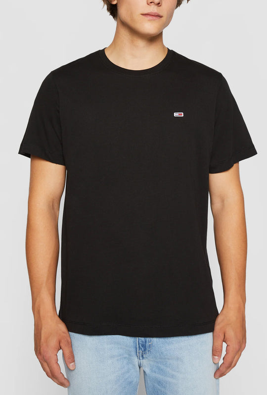 T-Shirt Uomo TOMMY JEANS in 100% Cotone Organic - NERO