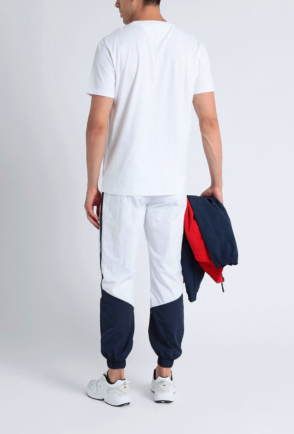 T-Shirt uomo TOMMY JEANS con stampa sul petto - BIANCO