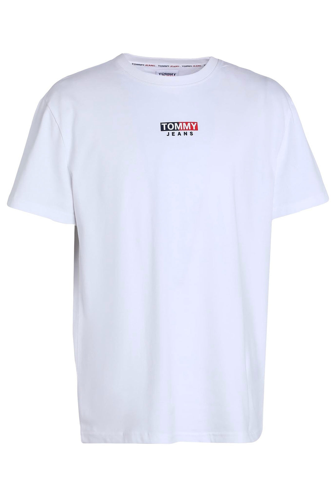 T-Shirt uomo TOMMY JEANS con stampa sul petto - BIANCO