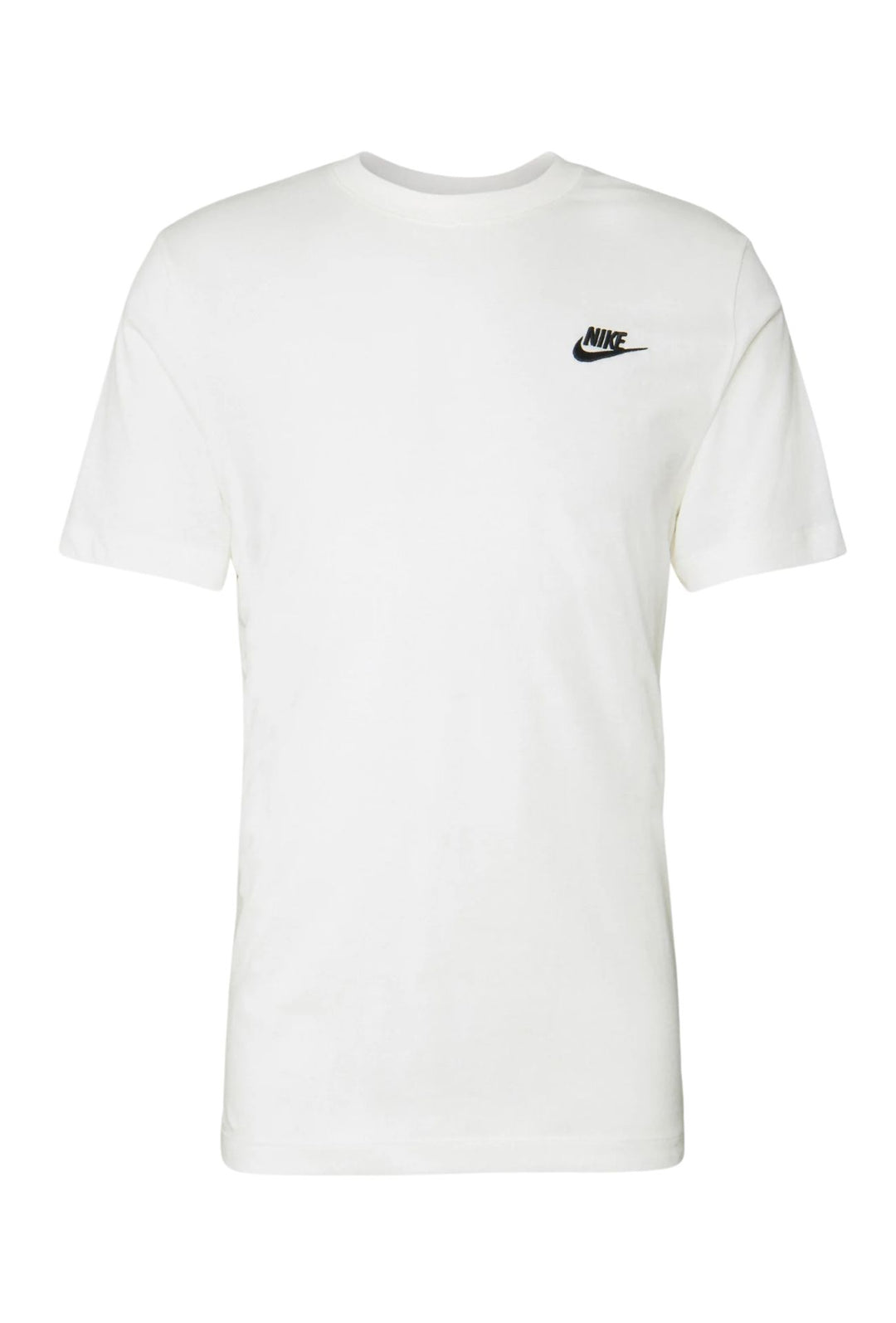 T-Shirt uomo NIKE Sportswear Club Tee logo ricamato lato cuore - BIANCO