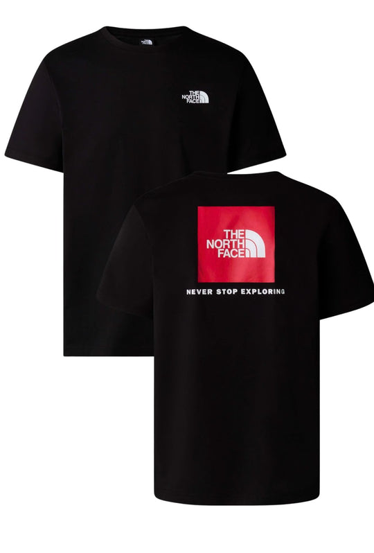 T-Shirt uomo THE NORTH FACE stampo sul retro - NERO