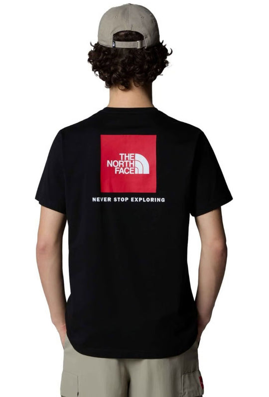 T-Shirt uomo THE NORTH FACE stampo sul retro - NERO