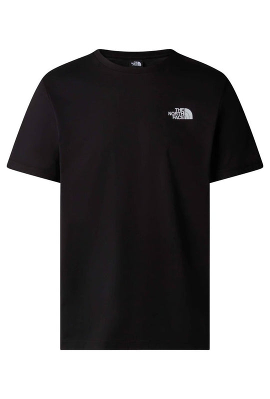 T-Shirt uomo THE NORTH FACE stampo sul retro - NERO