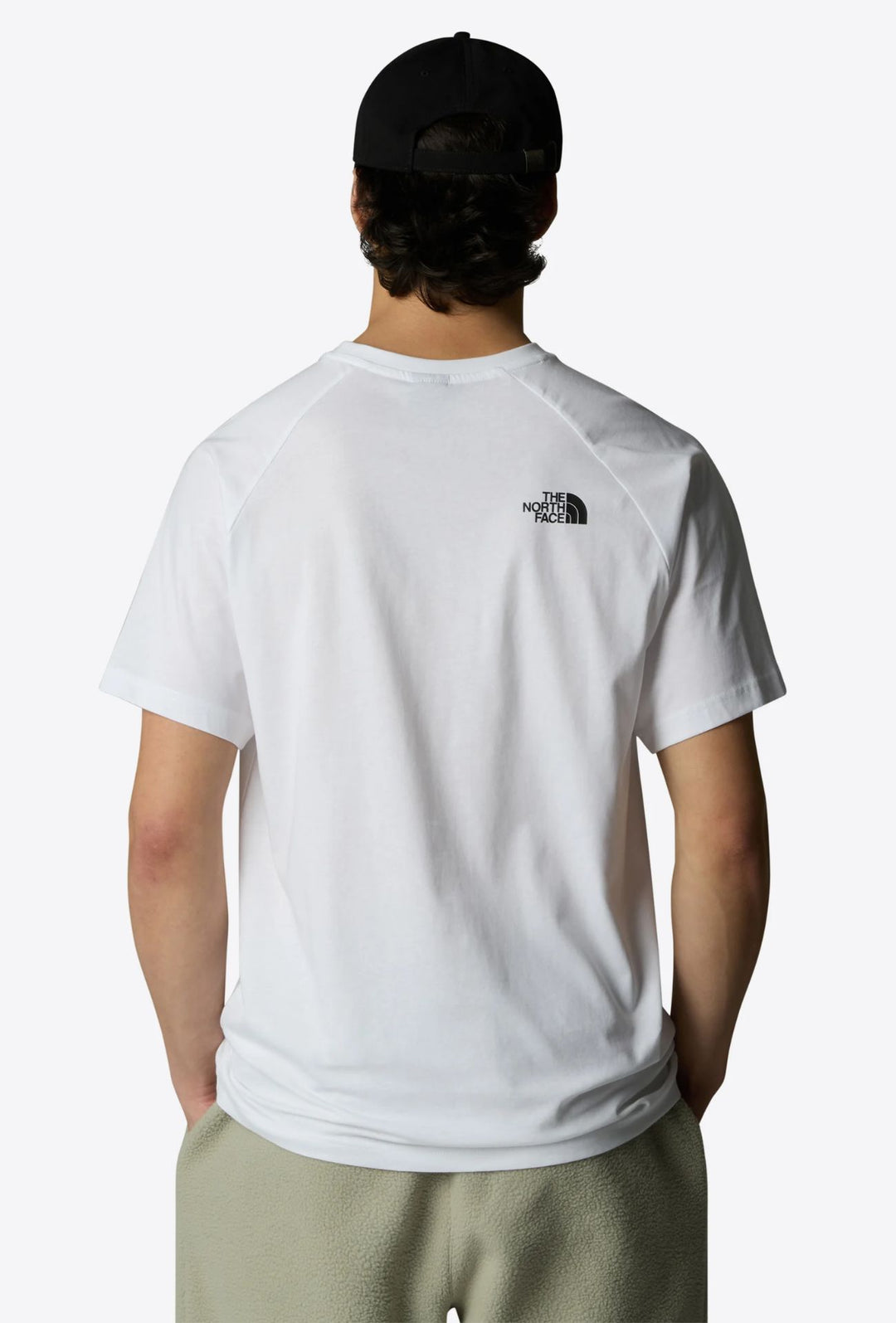 The North Face – T-shirt Uomo Raglan Redbox -  BIANCO
