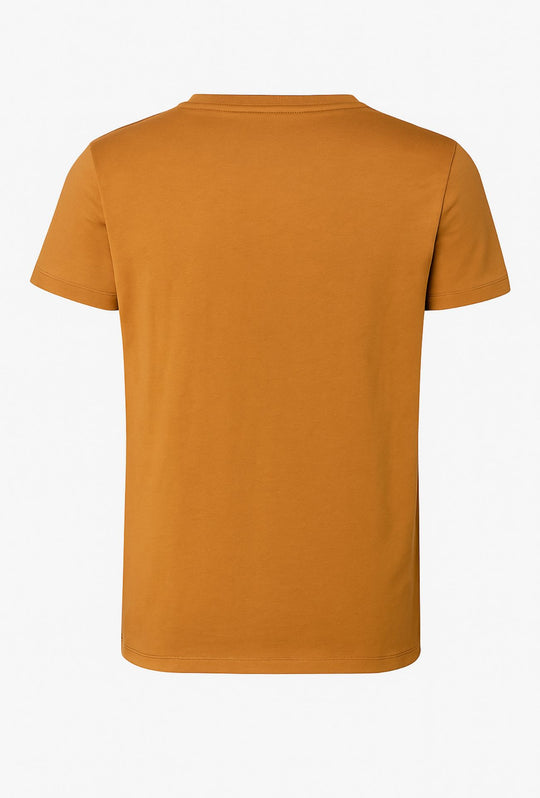 T-Shirt Uomo TOMMY HILFIGER LOGO TEE - CREST GOLD