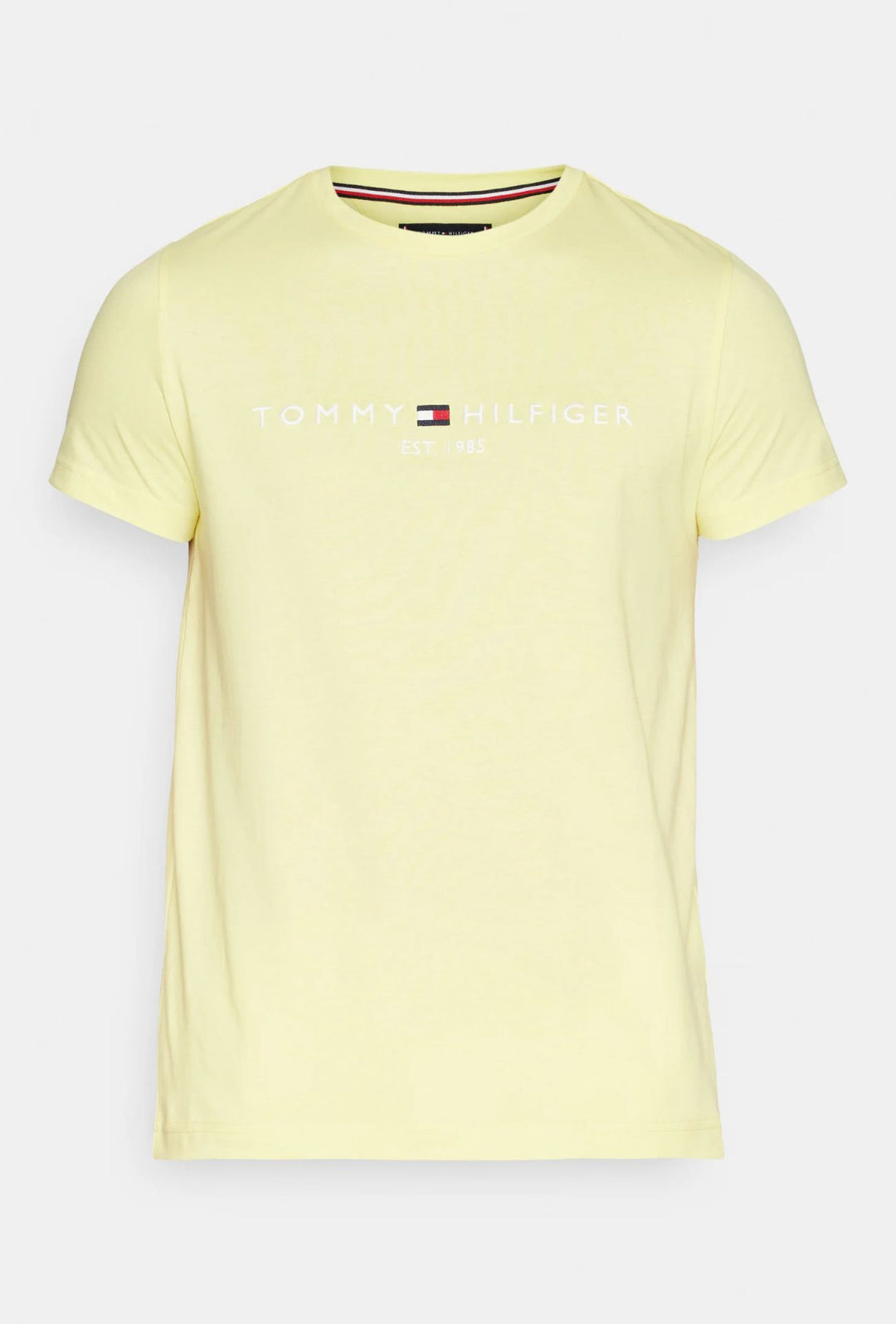 T-Shirt Uomo TOMMY HILFIGER LOGO TEE - YELLOW TULIP