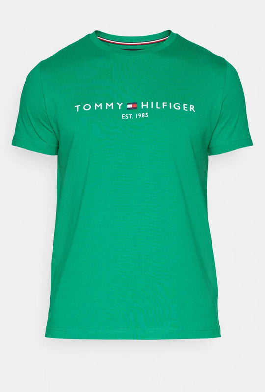 T-Shirt Uomo TOMMY HILFIGER LOGO TEE - VERDE