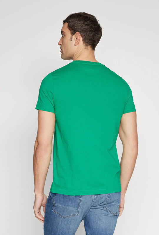 T-Shirt Uomo TOMMY HILFIGER LOGO TEE - VERDE