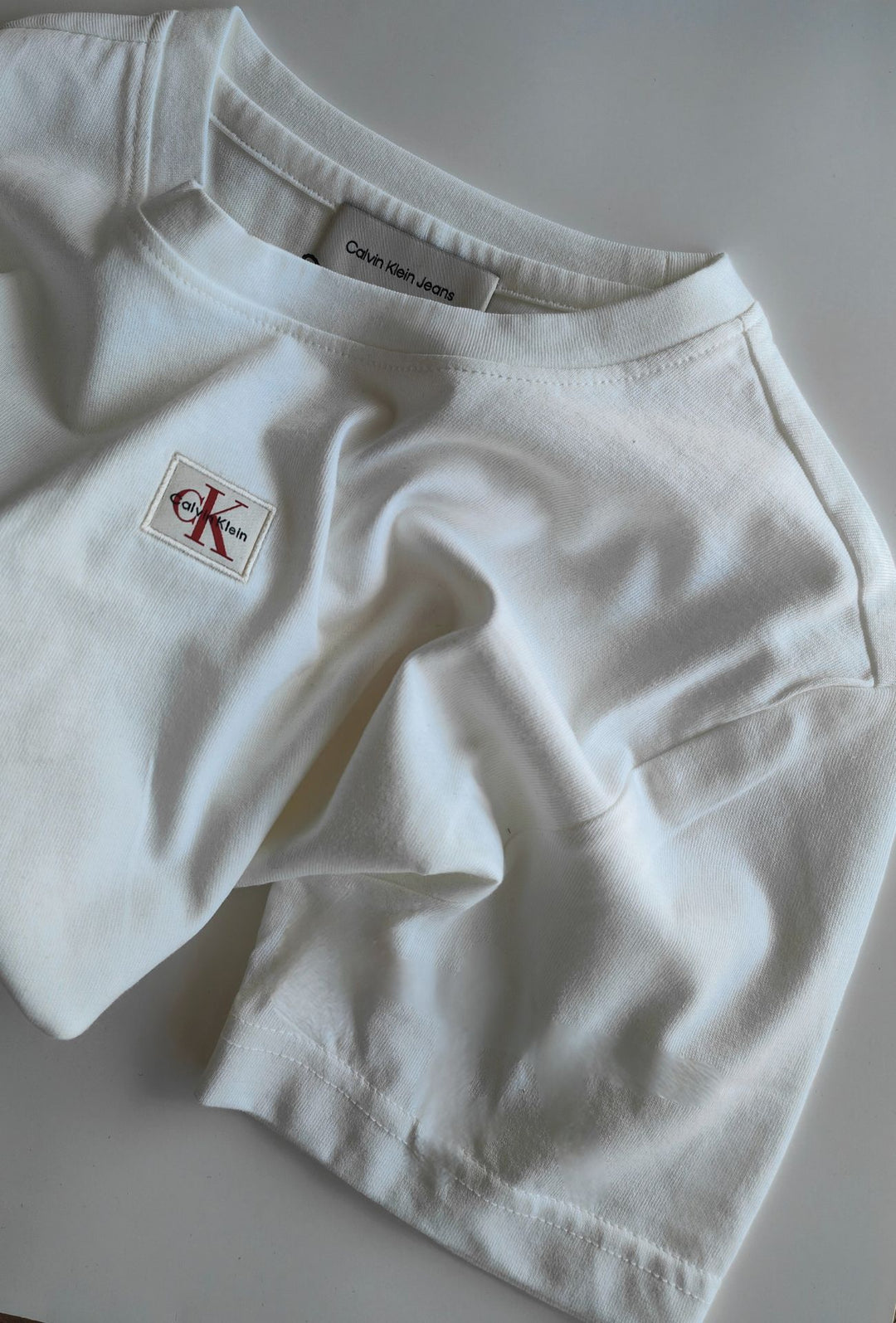 T-Shirt Donna Calvin Klein in Cotone 100% – BIANCO