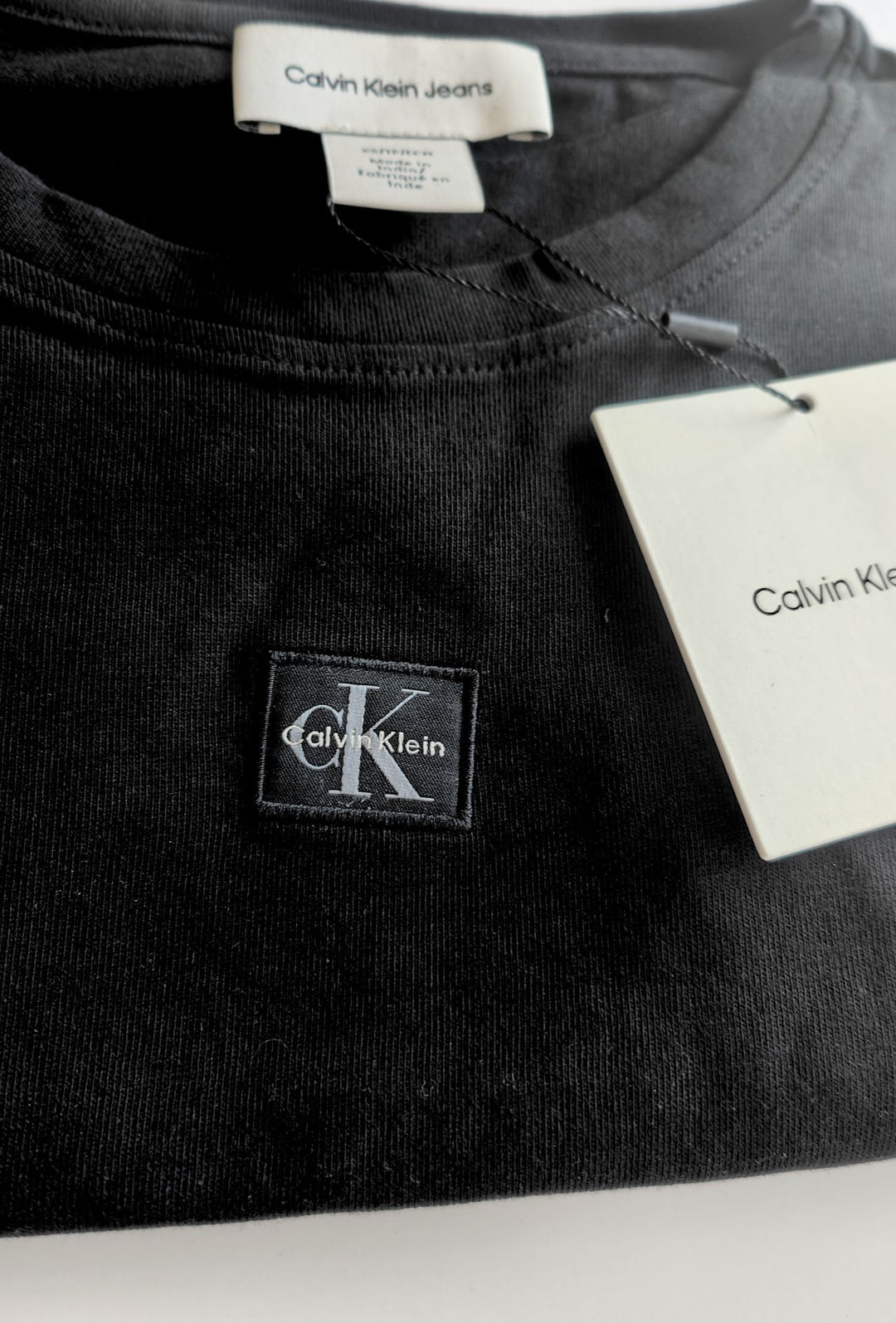 T-Shirt Donna Calvin Klein in Cotone 100% - NERO