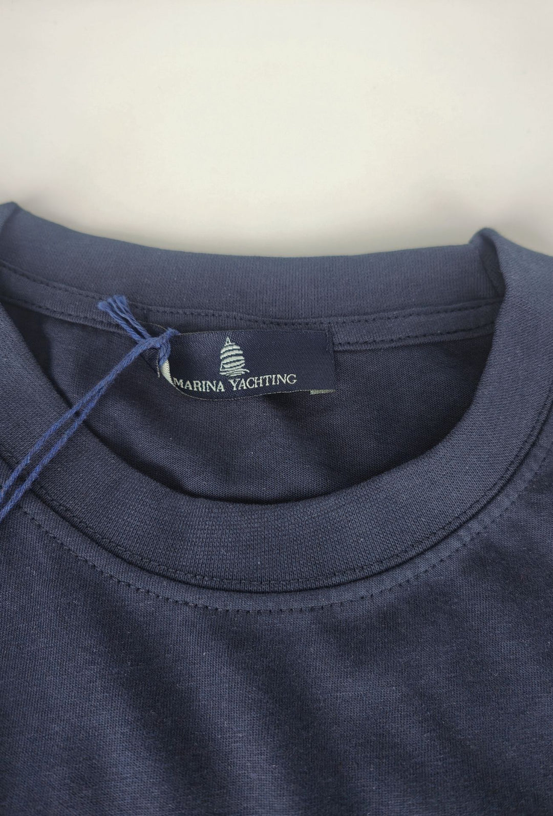 T- Shirt Uomo MARINA YACHTING 100% cotone logo piccolo ricamato lato cuore- BLU NAVY